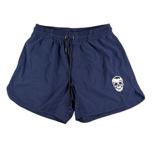 Gym Reapers Shorts Mens Medium Navy Blue Activewear Stretch Training Gym Running
